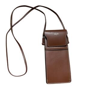 Celine Sunglasses Crossbody Pouch Tan